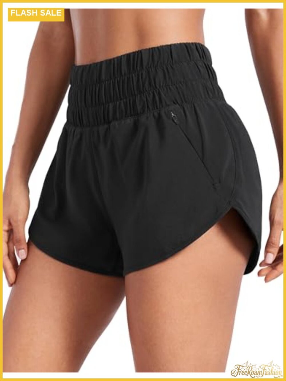 High Rise Running Shorts 3" with Built-in Liner & Pocket